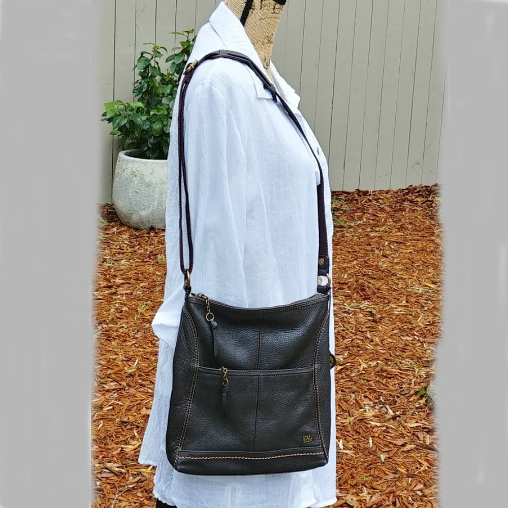 Sak leather shoulder purse